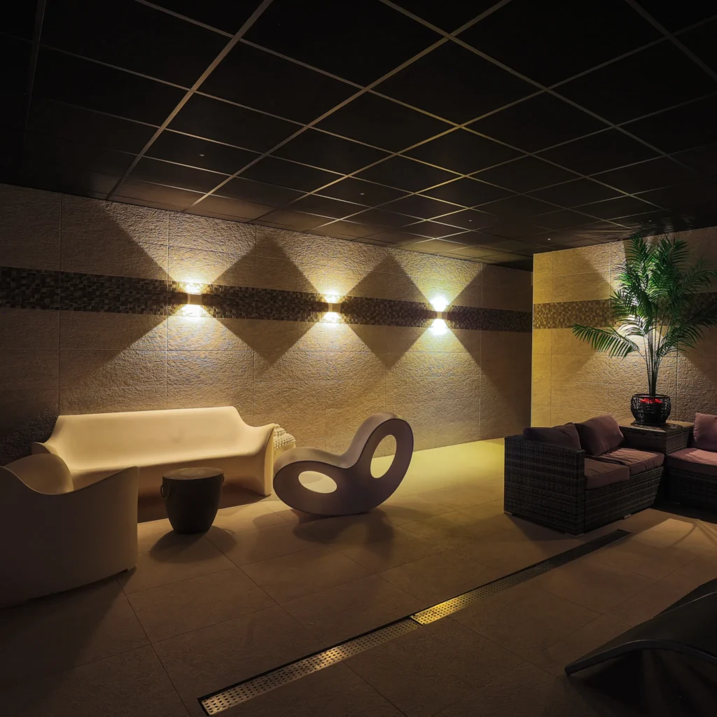 espace détente au sein du centre azur à marnaz